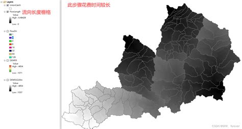 水流方向|水文分析 > 流向